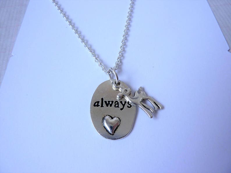 Always Doe Pendant Necklace Love Token Petronas Necklace.