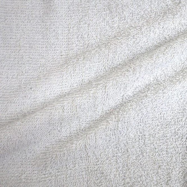 White Terry Cloth. Pricing by the 1/2 yard