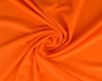 Tissu de NATATION : Swim Shop UV 50+ orange Swim. Vendu par 1/2 mètre