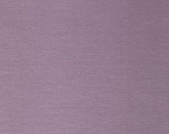 Lavender Heavyweight Cotton Spandex knit. Pricing by the 1/2 yard
