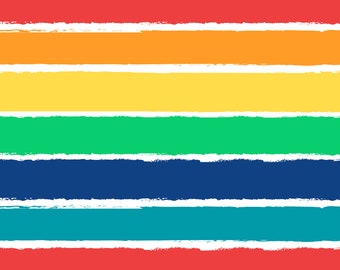 Custom Summer Stripe UV 50+ Swim. Pricing by the 1/2 yard