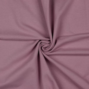 Lavender Organic Sweatshirt Fleece. Sold in 1/2 Yard Increments