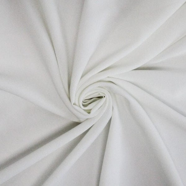 SWIM Fabric: Swim Shop White  Swimsuit Lining. Sold by the 1/2 yard