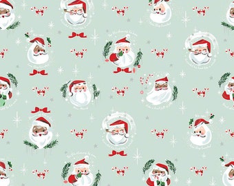 Riley Blake Twas Jolly Old Elf Quilting Cotton. Sold by the 1/2 yard