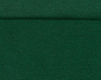 Forest Green Organic Tubular 1x1 Rib Knit . Sold by the half yard