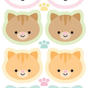 Riley Blake Pretty Kitty 24&quot; X 43&quot; Softie Panel Quilting Cotton