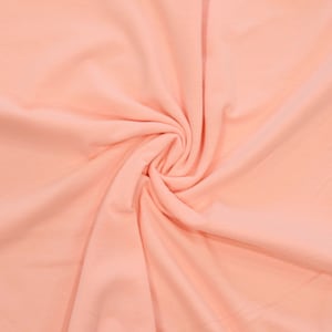 KNIT Fabric: Blush Cotton Spandex Knit. Sold in 1/2 Yard Increments