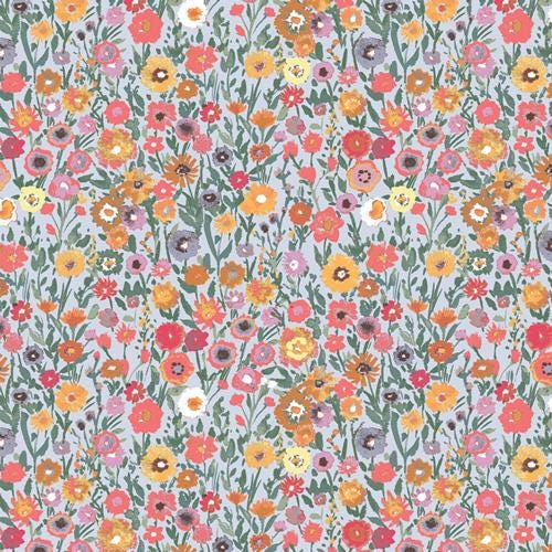 Art Gallery Blooming Prairie Marigold Quilting Cotton. Sold by the 1/2 yard