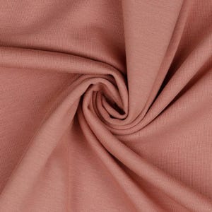 Mauve Organic Cotton Spandex Knit. Sold in 1/2 Yard Increments