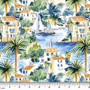 French Riviera Poplin. Sold in 1/2 Yard Increments