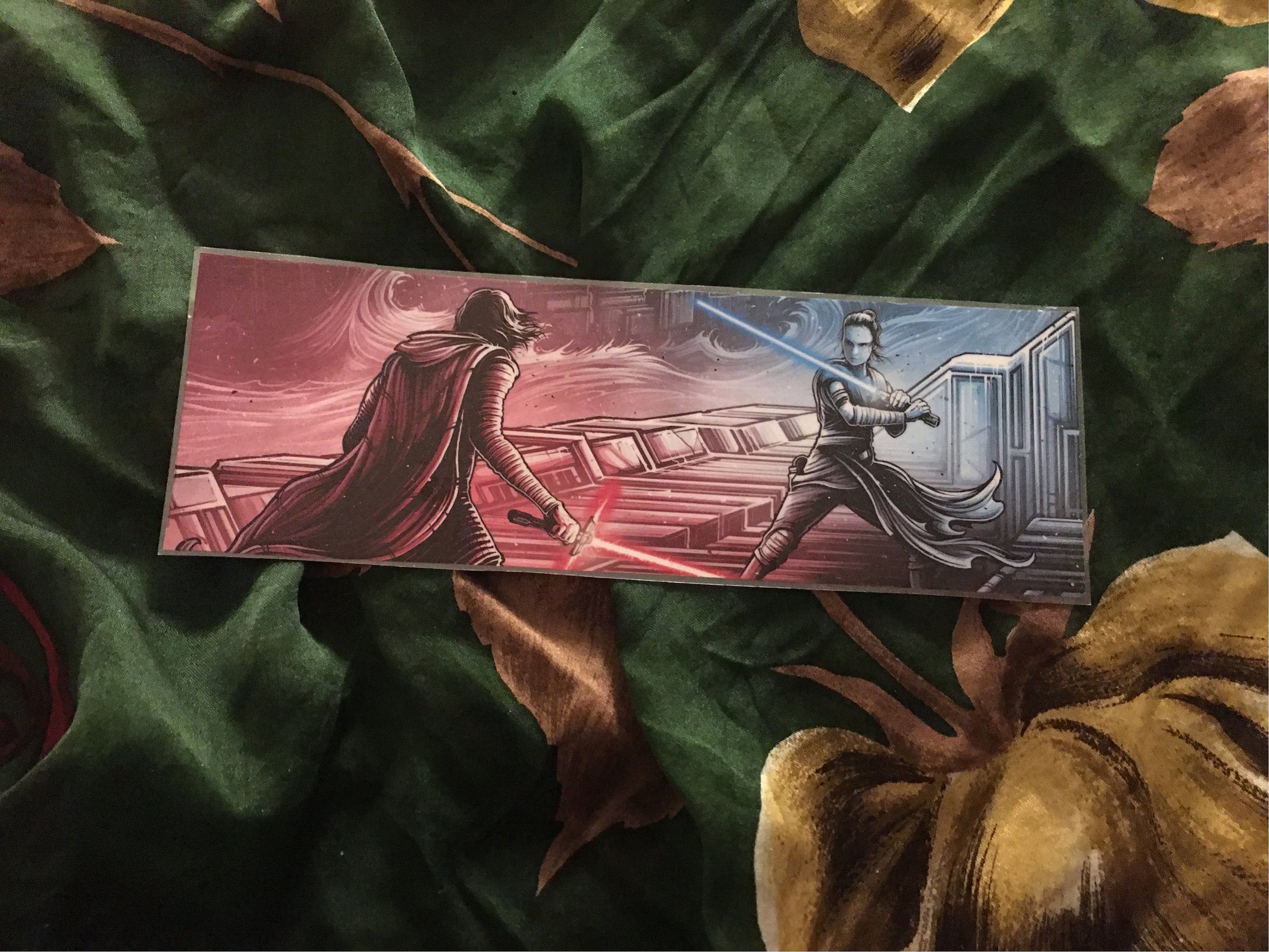 Star Wars Rey Kylo Ren Bookmark