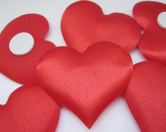 10 Red Valentines Hearts Fabric Self Adhesive Hearts 35mm Valentines Cards Toppers Padded Puffed Heart Appliques Embellishments 10 Red Valentines Hearts Fabric Self Adhesive Hearts 35mm Valentines Cards Toppers Padded Puffed Heart Appliques Embellishments