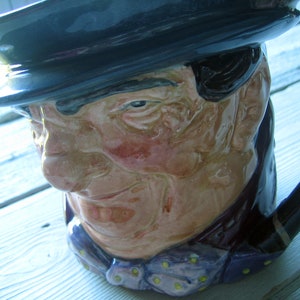 Vintage Royal Doulton Tony Weller Character Jug, Large, Hand-Decorated