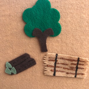 Three Little Pigs Flannel Board, Felt Board Story for Homeschool ...