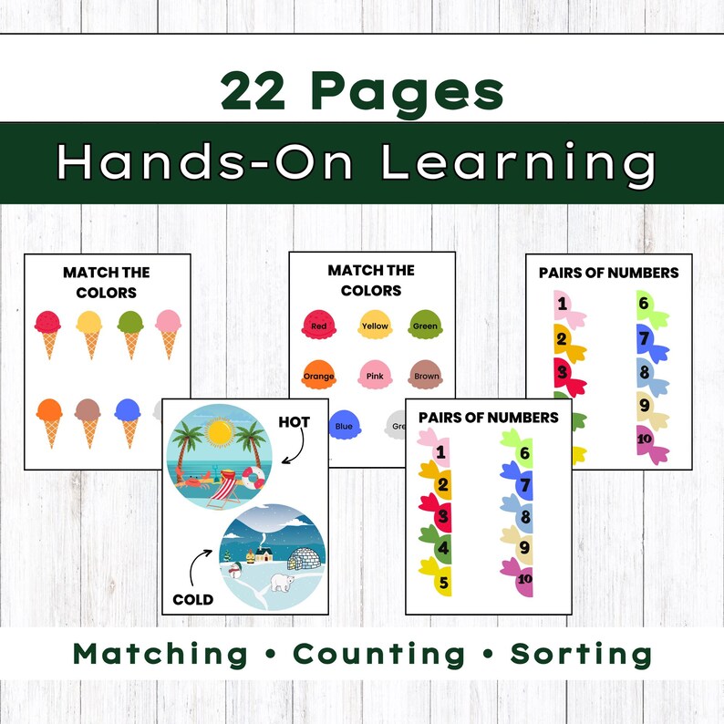Farm Busy Book Printable for Preschool | Homeschool Learning Activities ...