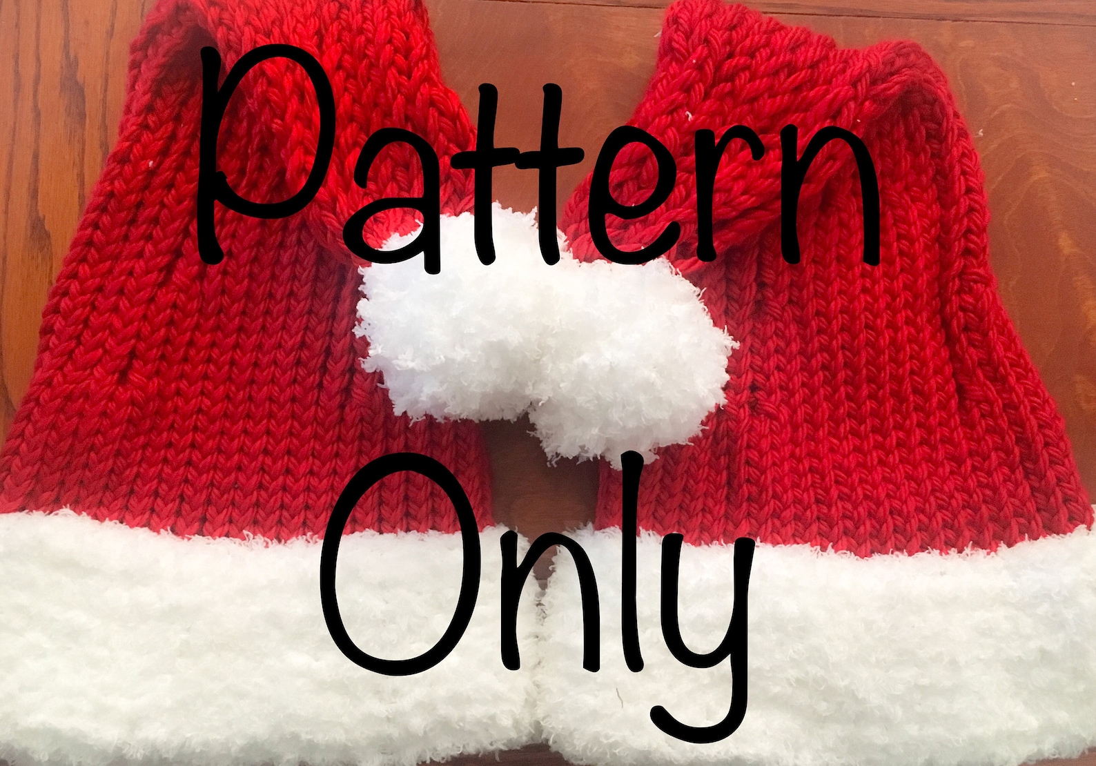 Loom Knit Santa Hat Pattern Only With Tracker PDF Etsy