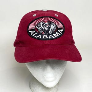 Alabama Crimson Tide Snapback Hut, gesticktes Patch-Logo, weinrote Kappe