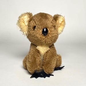 1978 Dakin Baby Koala Bear Plush Stuffed Animal Toy, Small Brown Plushie