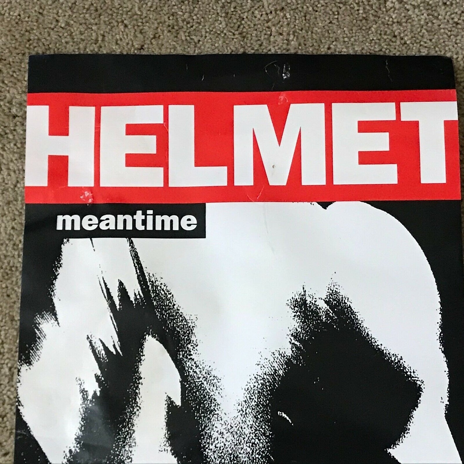 1992 Helmet Meantime Band Poster Interscope Records Rock Etsy