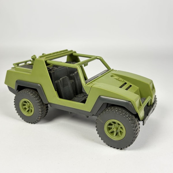 1982 Hasbro GI Joe Vamp Jeep Attack Vehicle Plastic Missing Gun & Stickers