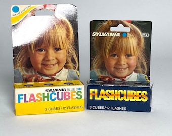 SYLVANIA FLASHCUBES 3 cubes / 12 flash NEUF
