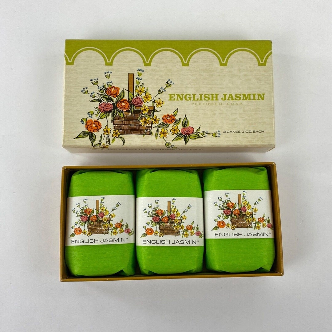 Ben Rickers Luxury Perfumed Bar Soap English Jasmin, 3 Cakes 3 Oz Each ...