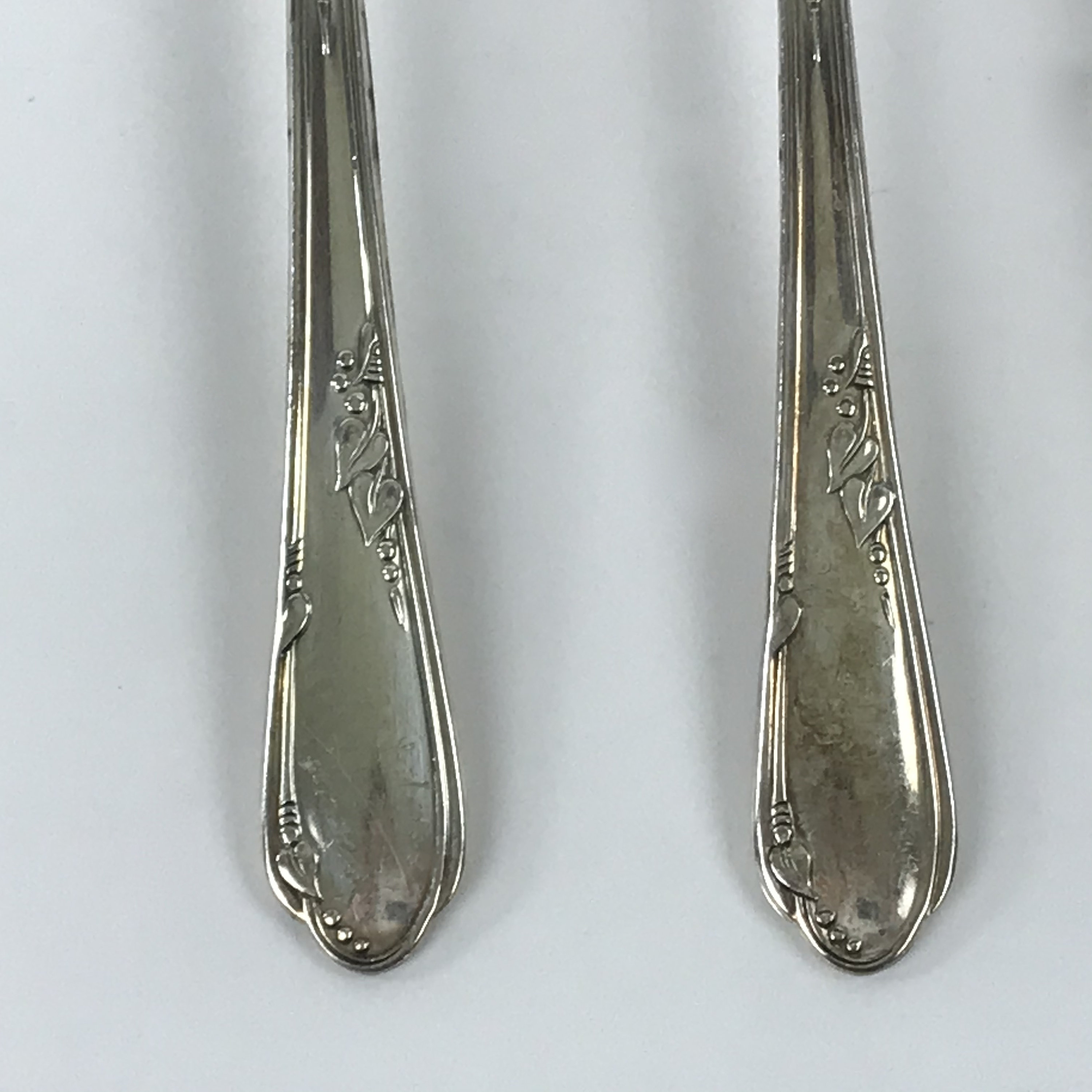 Lot of 4 Wm A Rogers A1 Plus Oneida Ltd Spoons Meadowbrook Etsy