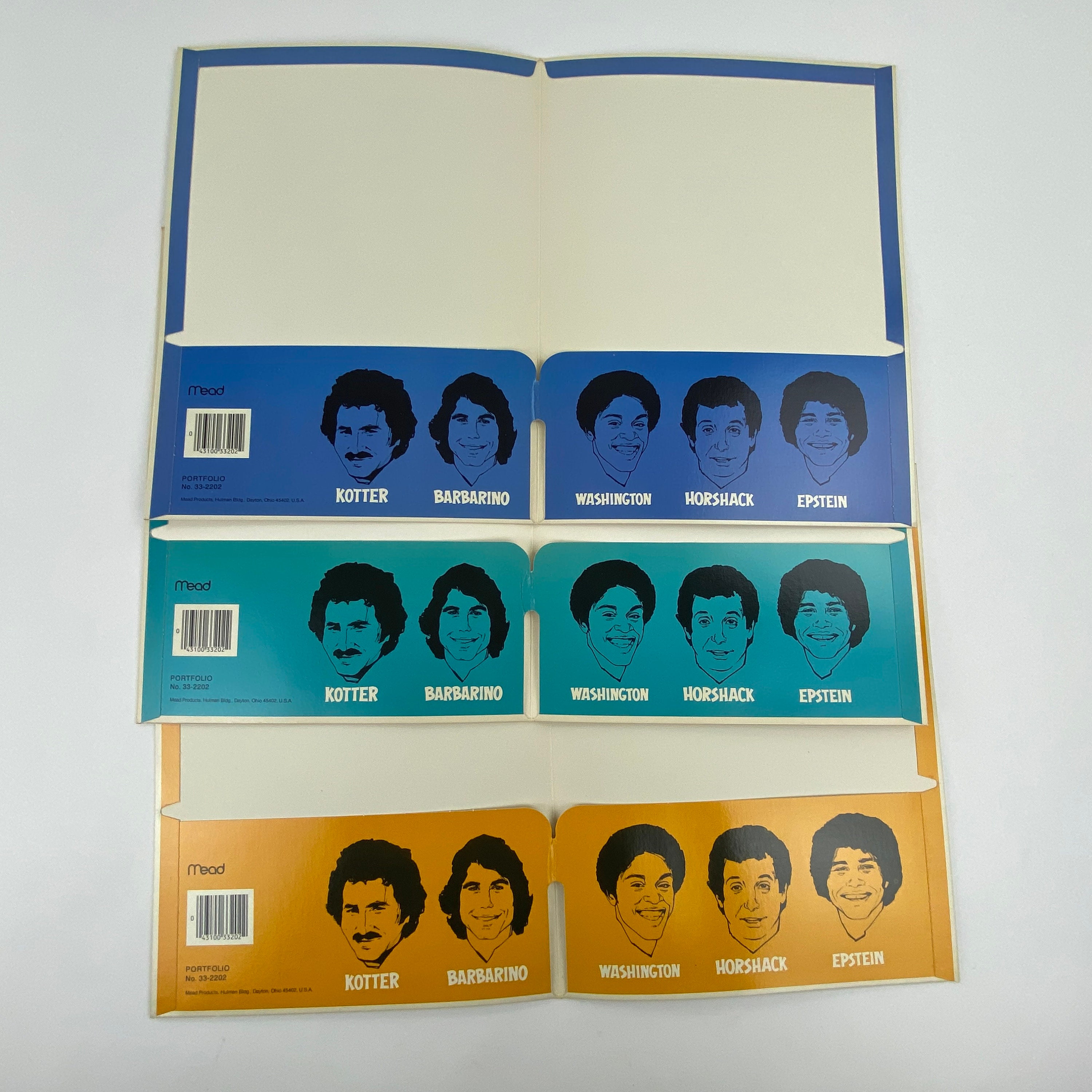 Lot of 11 Mead Portfolio School Folders Back Kotter Etsy