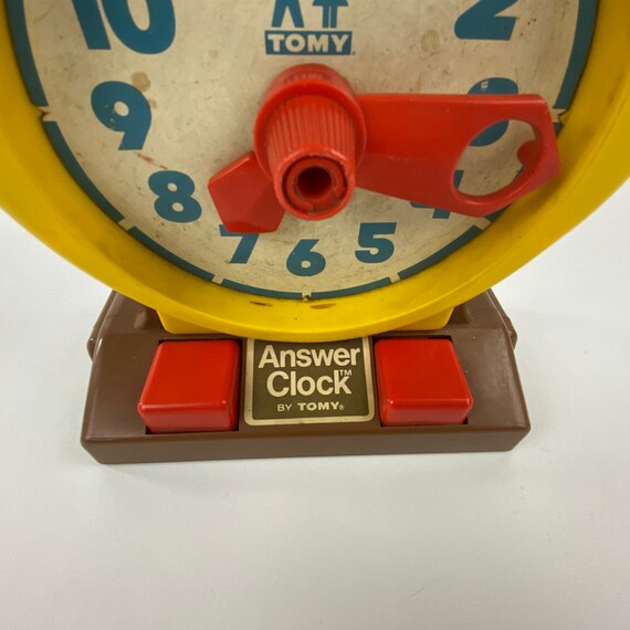 Toys & Games Toys Pretend Play 1975 Tomy Owl Answer Clock Learn To Tell Time Toy