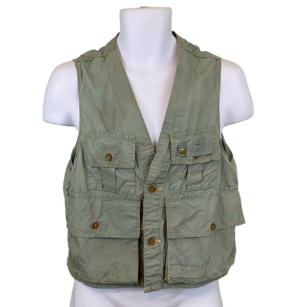 Herters Genuine Hudson Bay Outdoor Clothing Vest, Green, Fishing Hunting