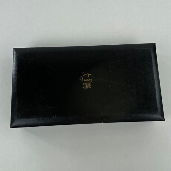 Swank Philippe Design Mens Jewelry Box, Black, Li… - image 7
