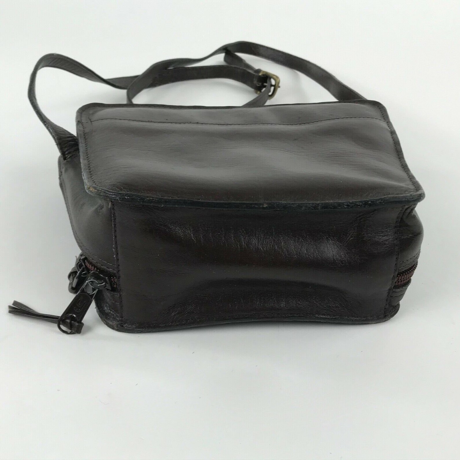 Genesis Sabina Handbags Brown Leather Crossbody Purse Etsy
