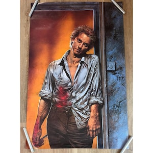 1993 Hellblazer John Constantine Poster by Glenn Fabry, DC Comics, Rolled