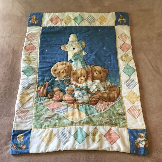 Vintage Bedtime Originals Baby Blanket Crib Comforter Nursery Etsy
