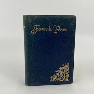 Favorite Poems From English and American Authors 1884, Thomas Crowell & Co, Hardcover Book
