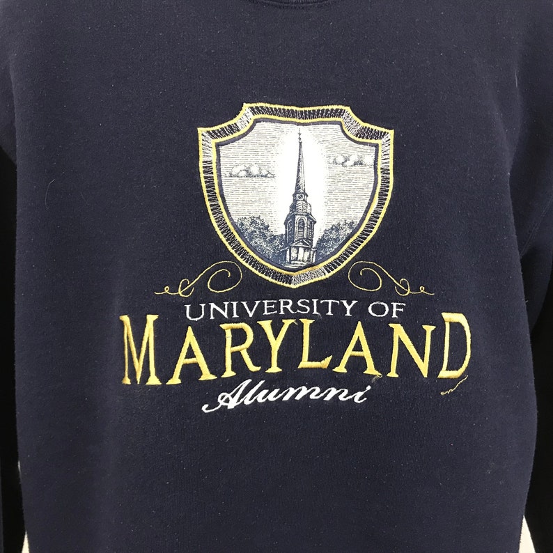 Vintage University of Maryland Terrapins Alumni Sweatshirt Jansport Adult Size XL