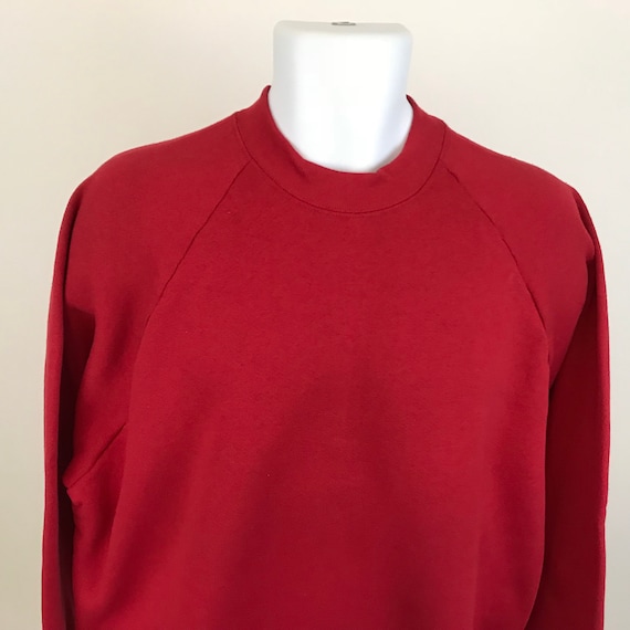fruit of the loom red sweatshirt