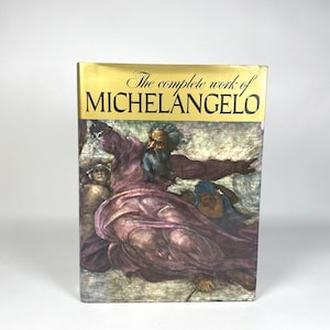 Vintage Michelangelo Book - Etsy