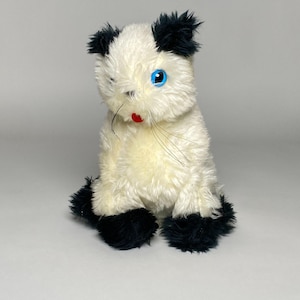 Kitty Cat Plush Stuffed Animal, Capitol Toy Co., Blue Eyes, Fluffy, 8&quot; Tall