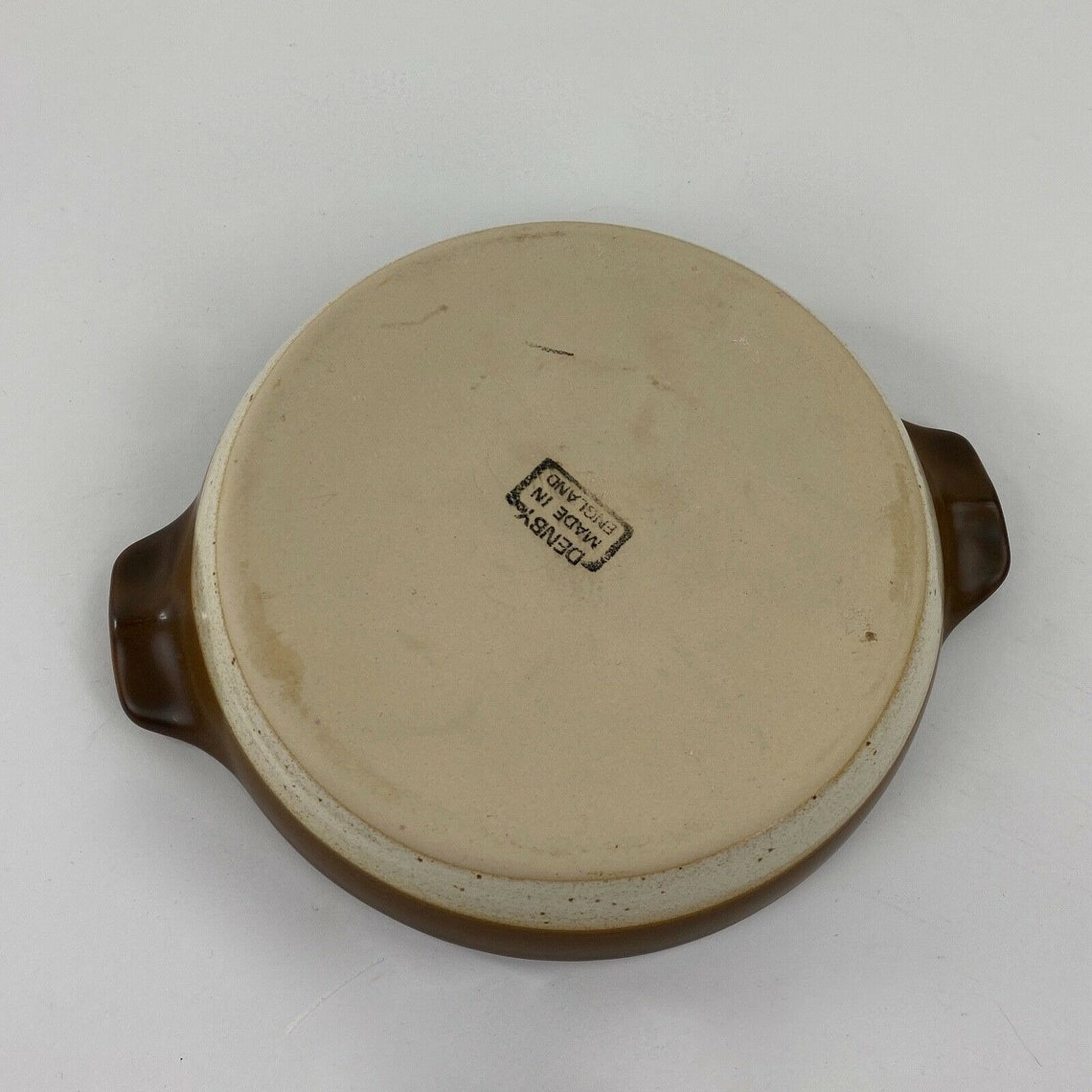 Denby Stoneware Baking Side Dish Brown Round Casserole Made Etsy