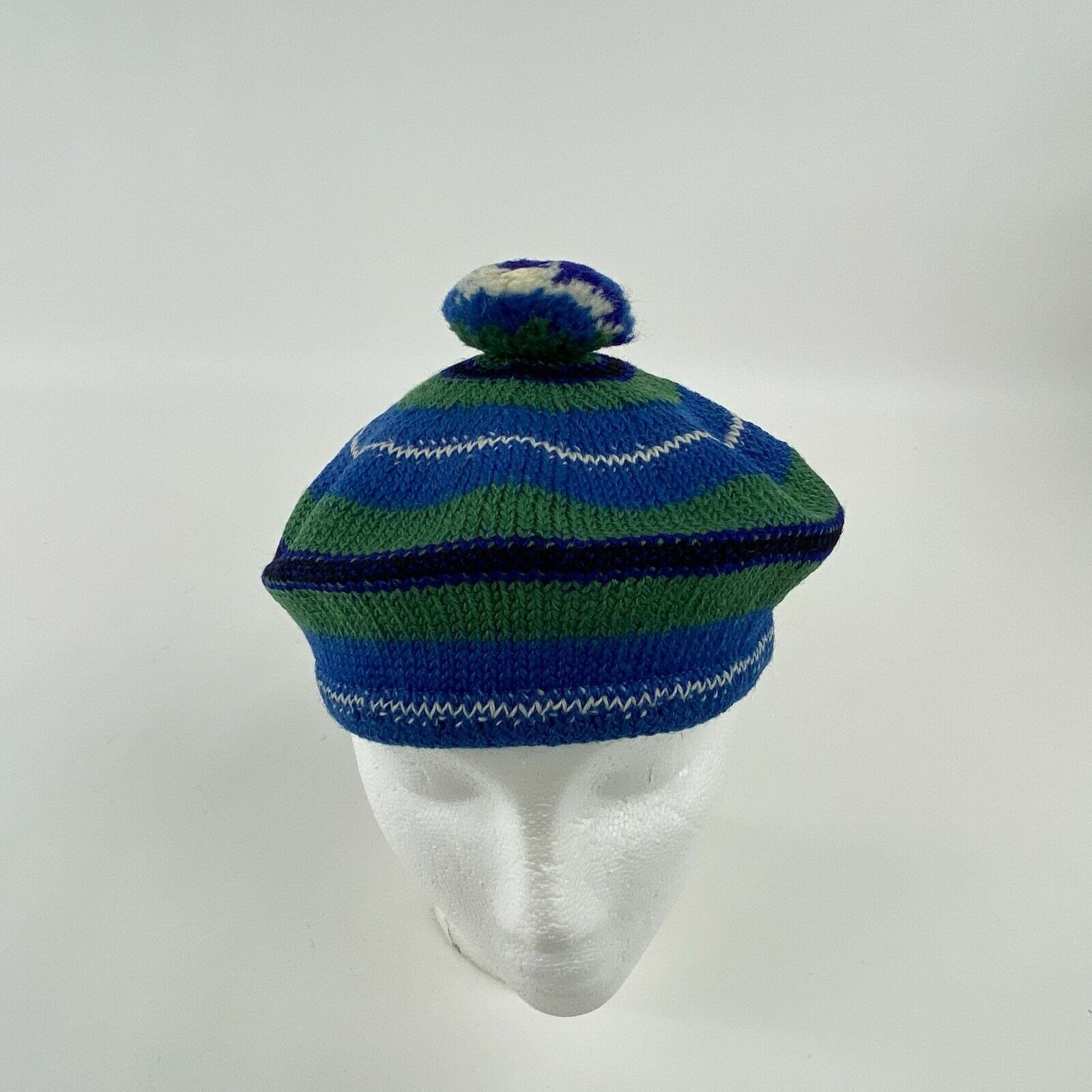 Vintage Tam O'Shanter Hat Ancient Douglas Wool Green Blue | Etsy