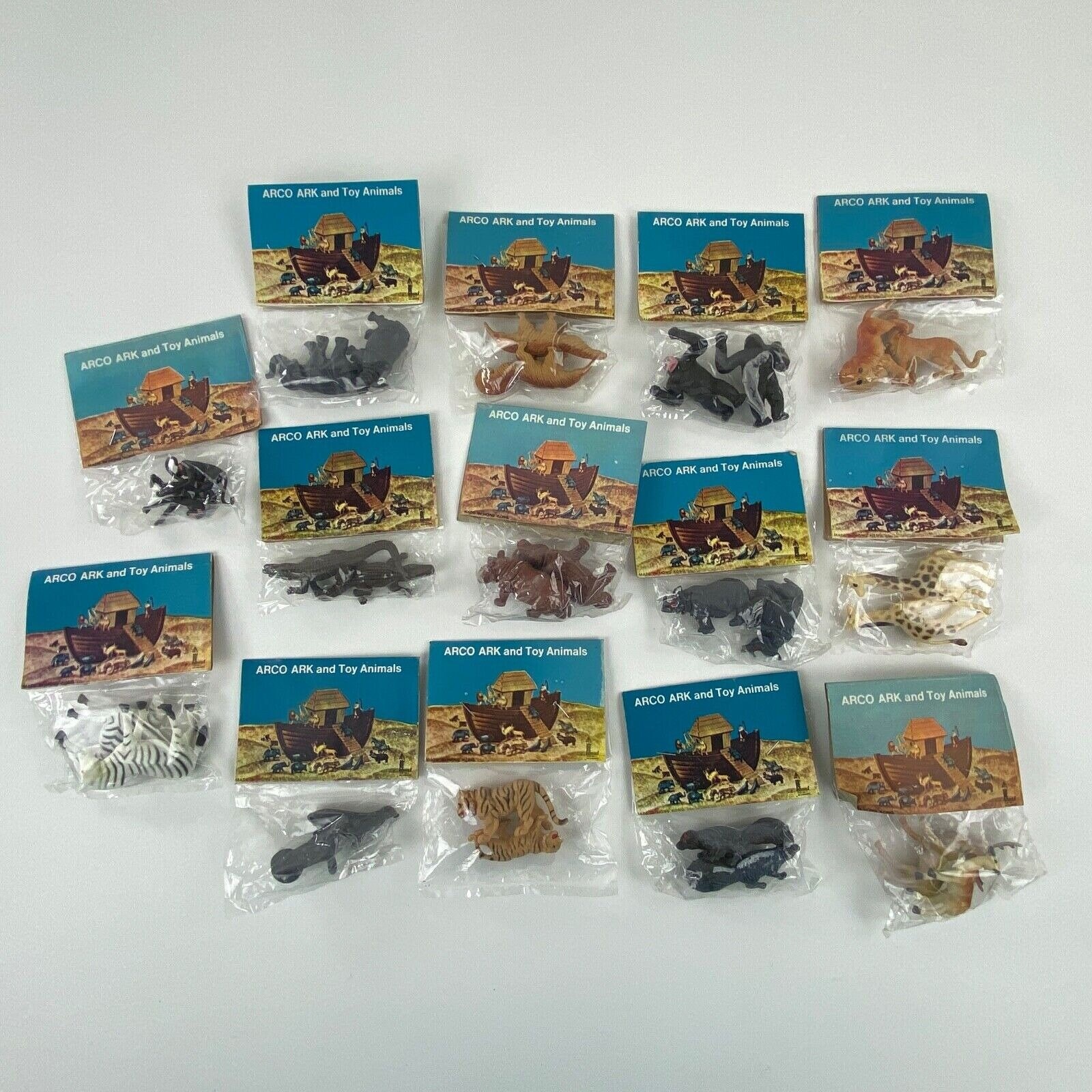 Arco Ark Toy Animal Sets 14 Pairs Packs of Various Animals NO