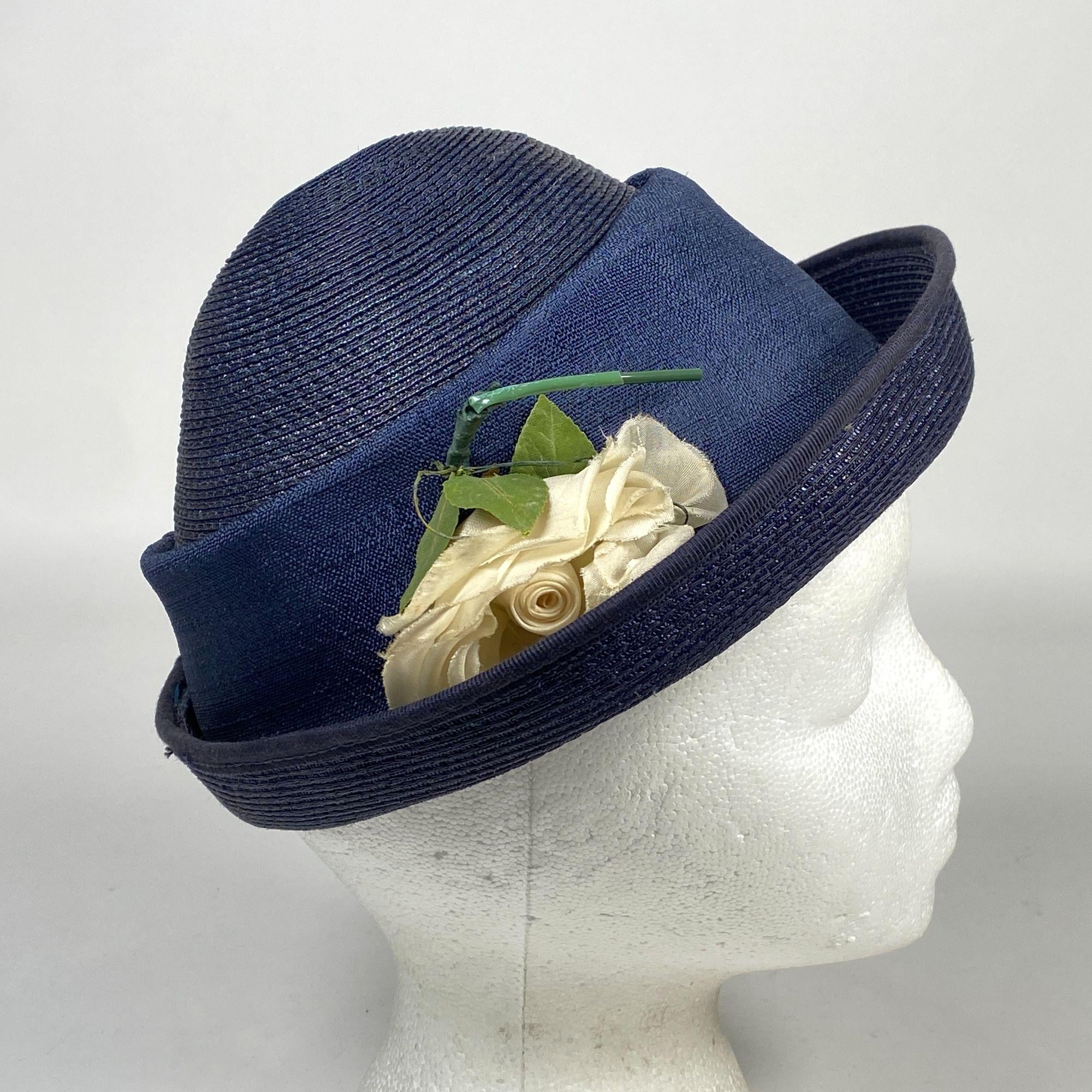 Ladies Navy Blue Hats - Etsy