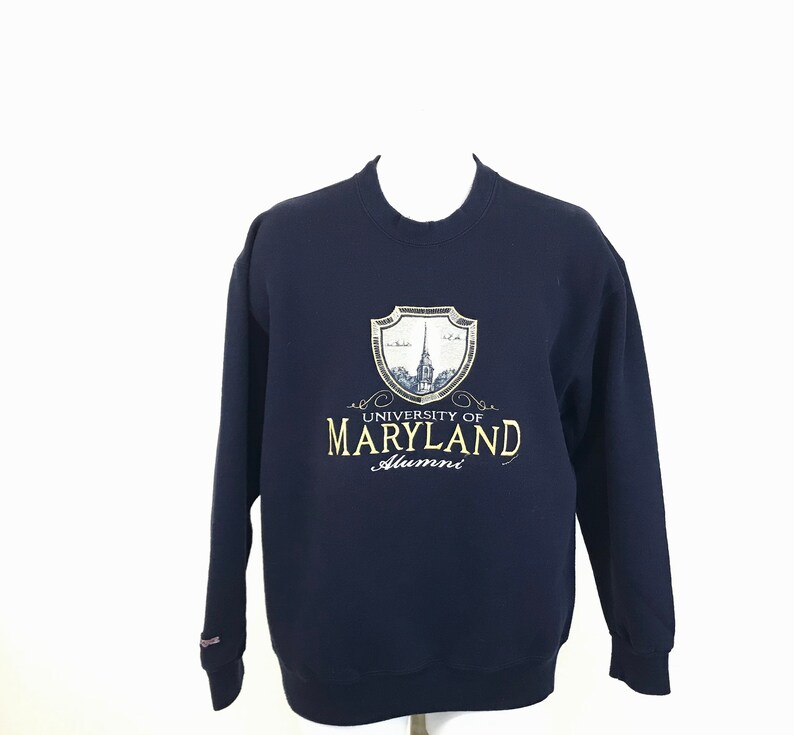 Vintage University of Maryland Terrapins Alumni Sweatshirt Jansport Adult Size XL