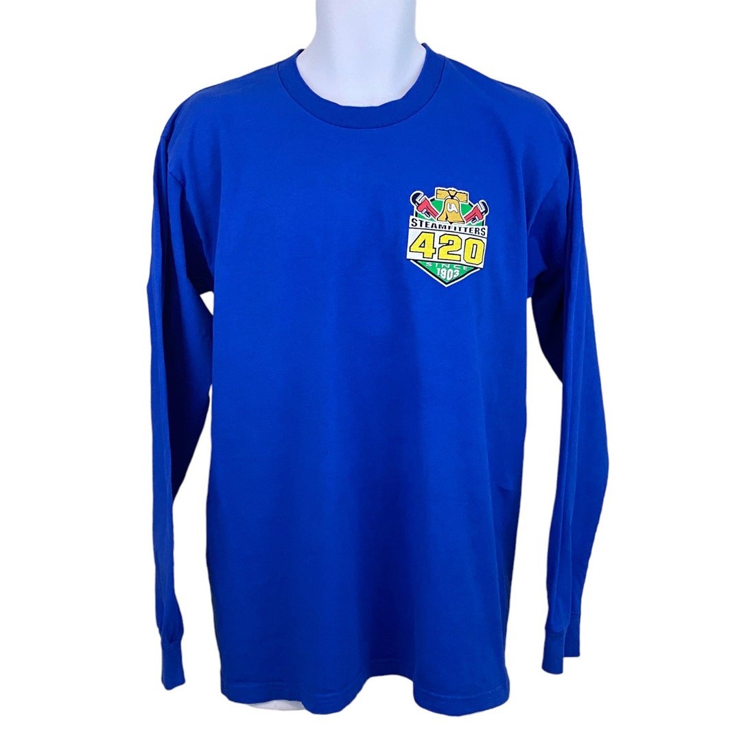 Steamfitters Local 420 Union T Shirt Size L Long Sleeve Etsy Canada