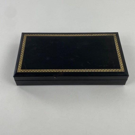 Swank Philippe Design Mens Jewelry Box, Black, Li… - image 2
