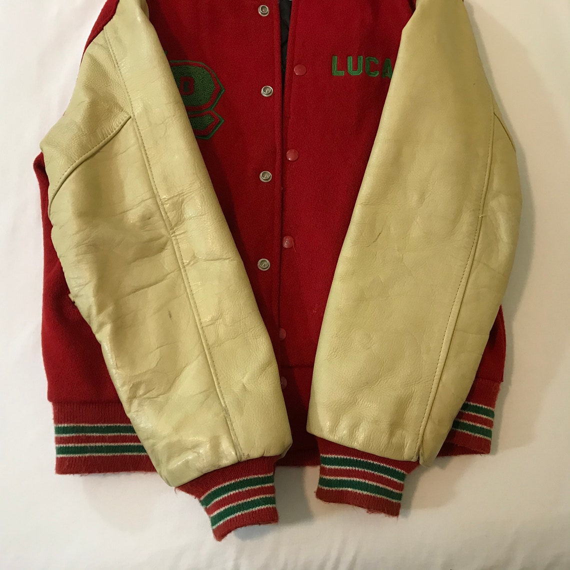 Vintage LaSalle Peru Varsity Letterman Jacket Mens size M | Etsy