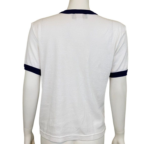 Willow Ridge Ringer T Shirt, White, Short Sleeve,… - image 3