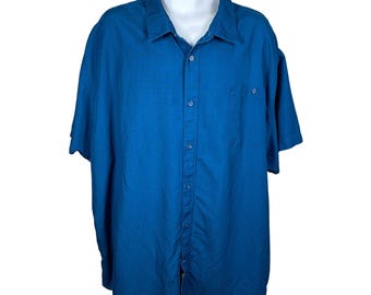 Northwest Territory Button Up Shirt Mens 5XL, Lightweight, Short Sleeve,  Hiking Fishing