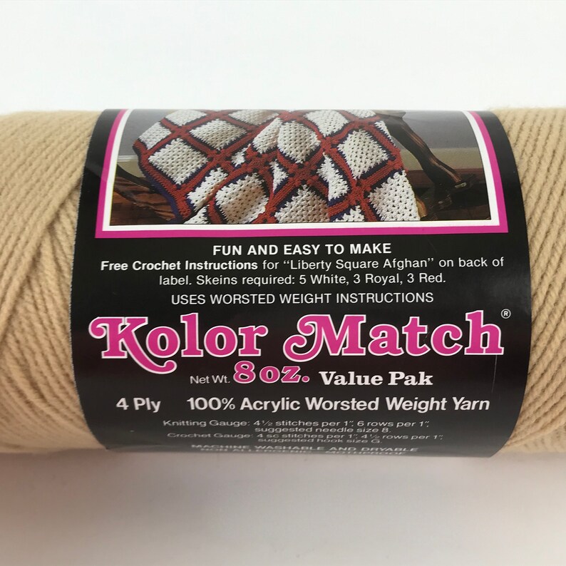Caron Kolor Match No Dye Lot Acrylic Yarn 8 oz Worsted Etsy
